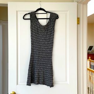 Gray knit free people dress.